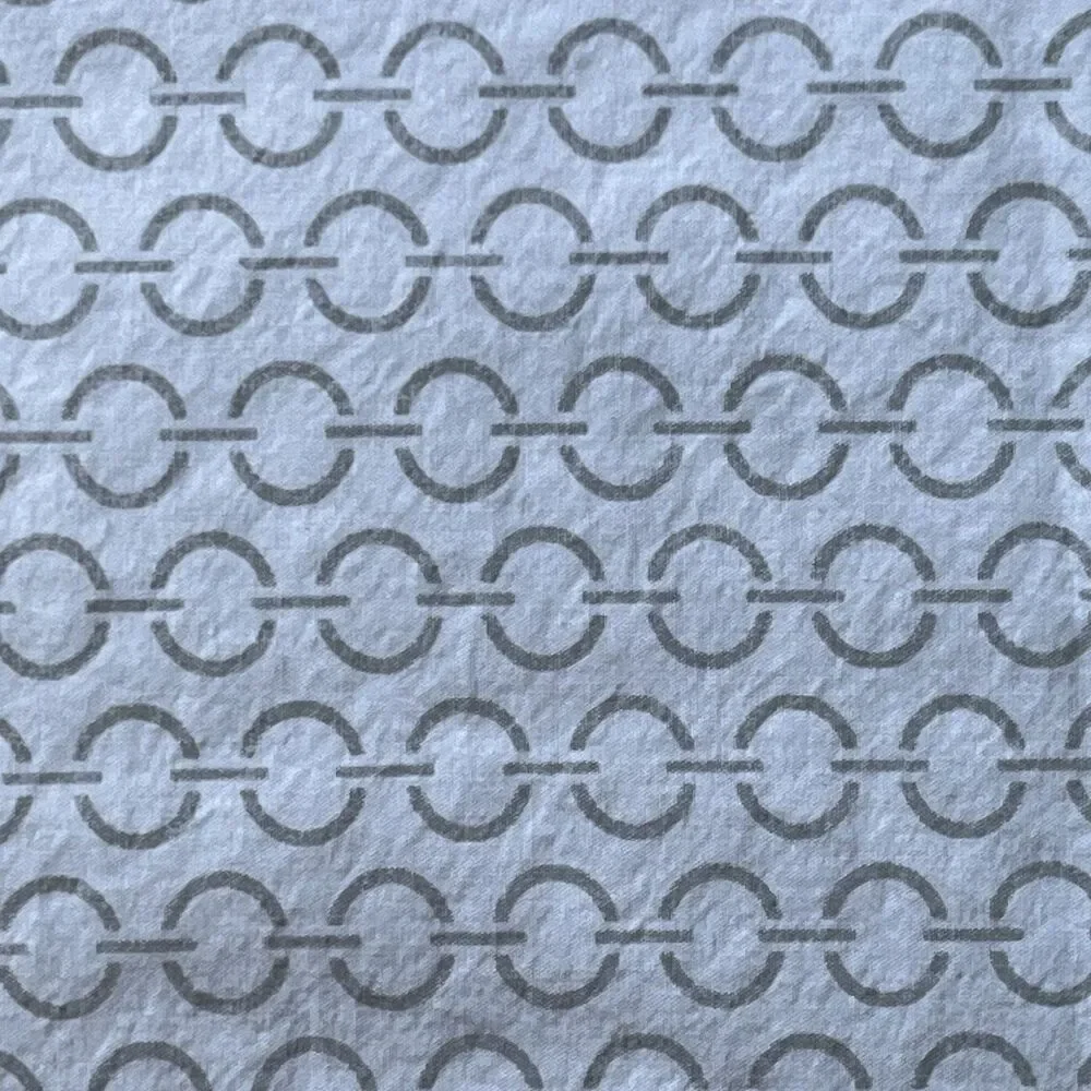 Serena & Lily Beach Club Classic Ring 4-PC Sheet Set White/Gray 100% Cotton Full